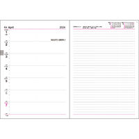 コレクト 4月版ウィークダイアリーA4 D-4624(2024) 1冊（直送品）