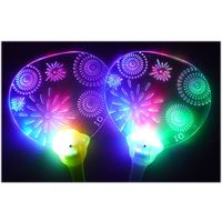 オオイシ 光るうちわ(花火)12個 88106 1袋(12個入)