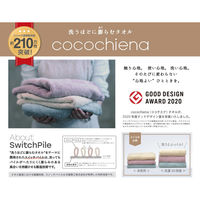 【洗うほどに膨らむタオル】日繊商工 ココチエナ2 バスタオル(アイボリー) CE18021IV 1箱(30枚入)（直送品）