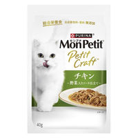 モンプチ プチクラフト 総合栄養食 チキン 野菜入りソース仕立て 40g 6袋 キャットフード パウチ ネスレ日本