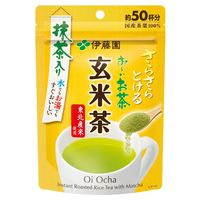 【粉末・インスタント】伊藤園 さらさらとける おーいお茶 抹茶入り玄米茶 1セット（40g×3袋）