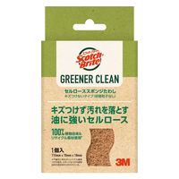 スリーエム（3M）スコッチブライト グリーナークリーン セルローススポンジたわし キズつけないタイプ キッチン GC-NS（1個入×5）