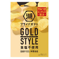湖池屋プライドポテト GOLD STYLE 食塩不使用 1セット（1袋×12） 湖池屋 ポテトチップス スナック菓子 おつまみ