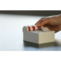 エイジ化成 簡単にめくれる付箋ケース 小 白 FU-S-WH 1セット（5個）