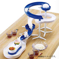 ベストコ リバティーコーポレーション 電池式 流しそうめん ブルー ホワイト LD-313 1個