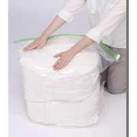 掃除機のいらない上から押すだけ ふとん圧縮袋 布団用 L クローゼットに最適 1個 東和産業