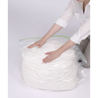 掃除機のいらいない上から押すだけ ふとん圧縮袋 布団用 M クローゼットに最適 1個 東和産業