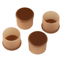 脚ピタキャップ L 椅子・テーブル脚用 丸・角兼用 1セット（4個入） レック