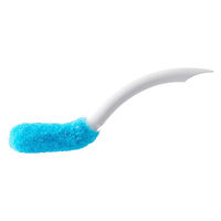 バスボンくん シューズブラシ抗菌 ブルー 約幅40×奥行55×高さ255mm 山崎産業