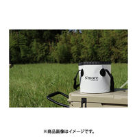 S'more（スモア）便利な折りたたみバケツ 20L ホワイト 1個