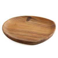 S'more（スモア）ソウシジュ木から作られた木目が綺麗なディッシュプレート 20×20cm 1枚