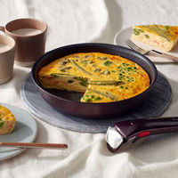 T-fal（ティファール）インジニオ・ネオ IHマロンブラウン・アンリミテッド 卵焼きフライパン IH・ガス火対応