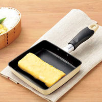 カリーノ ちびパン IHエッグパン 13×14cm クリーム NQ-0104 1個 中山福