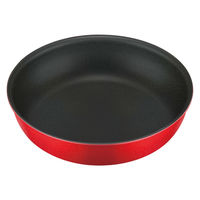 サーモス（THERMOS） デュラブルシリーズ 取っ手のとれる フライパン 20cm ガス火専用 ブライトレッド KVC-020