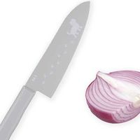 Nyammy ニャミー ねこの包丁 三徳 165mm ウォームグレー 1個 貝印