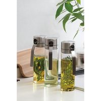 SALUS オイルボトル スカンディック オイル＆ビネガージャー 550ml ガラス製 蓋付き 1個 佐藤金属