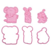 たべっ子どうぶつ クッキー抜き型セット（ぞうさん・うさぎさん・さるさん）1個 貝印
