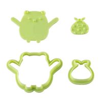 貝印 クッキー型 だっこ 抜き型セット すみっコぐらし（しろくま・ふろしき）スタンプで表情が作れる抜型 1個