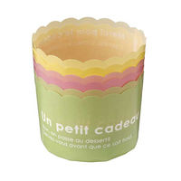 【ワゴンセール】 貝印 耐熱性の紙製 マフィンカップ 3色セット（6枚入）1個