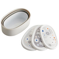 スケーター 抗菌 お弁当箱 シール容器 保存容器 3個セット ミッフィー モノトーン 日本製 1個