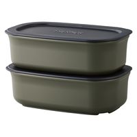 サーモス 真空断熱スープランチセット 800ml カーキ JEA-801 KKI 1個