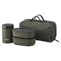 サーモス 真空断熱スープランチセット 800ml カーキ JEA-801 KKI 1セット（12個）