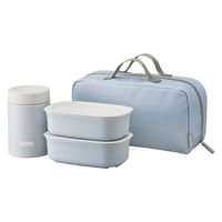 サーモス 真空断熱スープランチセット 800ml スカイブルー JEA-801 SKY 1セット（12個）
