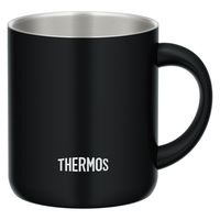 サーモス 真空断熱マグカップ 280ml スモークブラック JDG-282C SMB 1個