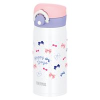 サーモス 水筒 真空断熱ケータイマグ 350ml リボンホワイト JNR-353G RWH 1セット（12個）