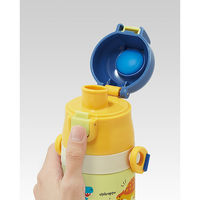 スケーター 子供用 抗菌 2WAY ステンレスボトル 保温・保冷 水筒 350ml ディノサウルス ピクチャーブック 恐竜 1個