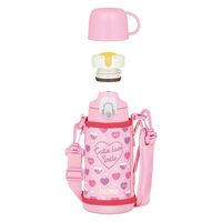 サーモス（THERMOS）真空断熱2ウェイボトル ピンクホワイト 600ml FJJ-601WF PKW 1個 スポーツ