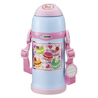 象印マホービン ステンレスボトル クール キッズ 2WAY ストロー&コップ タイプ 600ml 1セット（3個）