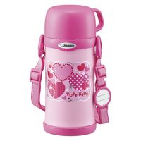 象印マホービン コップつき ステンレスボトル 600ml ピンク 1セット（3個）