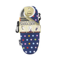 ボトルカバーショルダー ドットネイビー 3wayで使える ペットボトル500ml・水筒・マグボトル用 1個 トーン