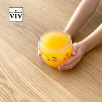 アリスフルーツグラス 350ml チェリー 箱入り 1個 ワールド・クリエイト