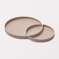 tak（タック）モーニングプレート ライトオレンジ 電子レンジ・食洗機対応 1個 竹中