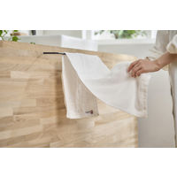 今治タオル ガーゼ+パイルフェイスタオル ホワイト（白） 約34×80cm 2枚セット アイリスオーヤマ