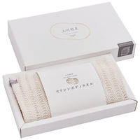 上州絹屋 ボディタオル セリシン ベージュ 絹 100% 1個 ミヤマ全織