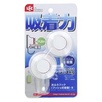 レック おふろフック（プッシュ式吸盤）S 1セット（6個：2個入×3）