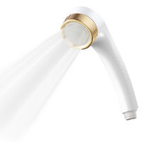 シャワーヘッド サロンスタイルシャワー スキンケア 最大50%節水 増圧 ホワイト 日本製 SSK-24N 1個 アラミック