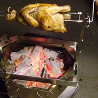 ホリデーロード 手動回転ロースター BBQ・ぐるり 1台（直送品）