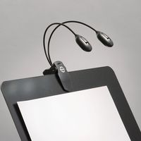 K&M 譜面台用ライト "TWIN HEAD" ブラック 12270-000-55 1台（直送品）