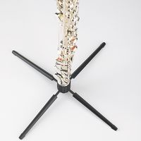 K&M フルート用スタンド カラー:ブラック 15232-000-55 1台（直送品）