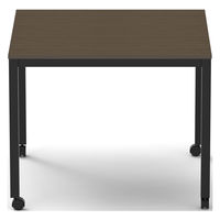 【軒先渡し】SKF SKキャスターテーブルスクエア 幅900×奥行900×高さ720mm ブラウン SKCT-S900BR 1台（直送品）