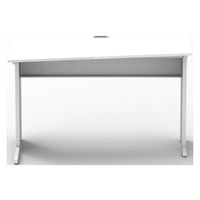 【軒先渡し】SKF STデスク 台形天板 左1200 幅1200×奥行700×高さ720mm ナチュラル SKSTWD-L1257WH 1台（直送品）