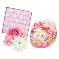 【ギフト】 デイズインブルーム サンクスオーバルギフト ローズ 泡風呂＋ミニタオル付 1個 グローバルプロダクトプランニング