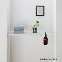 平安伸銅工業 突っ張り棚 メッシュ マットホワイト 耐荷重27～13kg 幅65～95cm TNR-M 1個