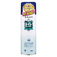 トイレその後に トイレ用 フレッシュグリーン 消臭スプレー 特大 450ml 1セット（3本） 小林製薬