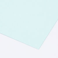 アスクル 色画用紙 うすみずいろ 四つ切り 1袋(100枚入) オリジナル