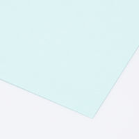 アスクル 色画用紙 うすみずいろ 八つ切り 1袋(100枚入) オリジナル